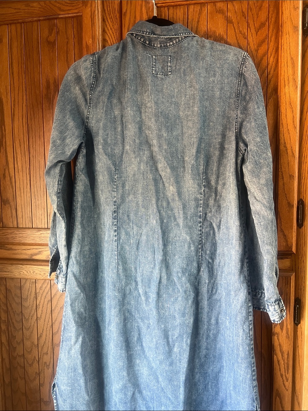 Cotton & Rye Denim Shirt Dress - small - Picture 6 of 7
